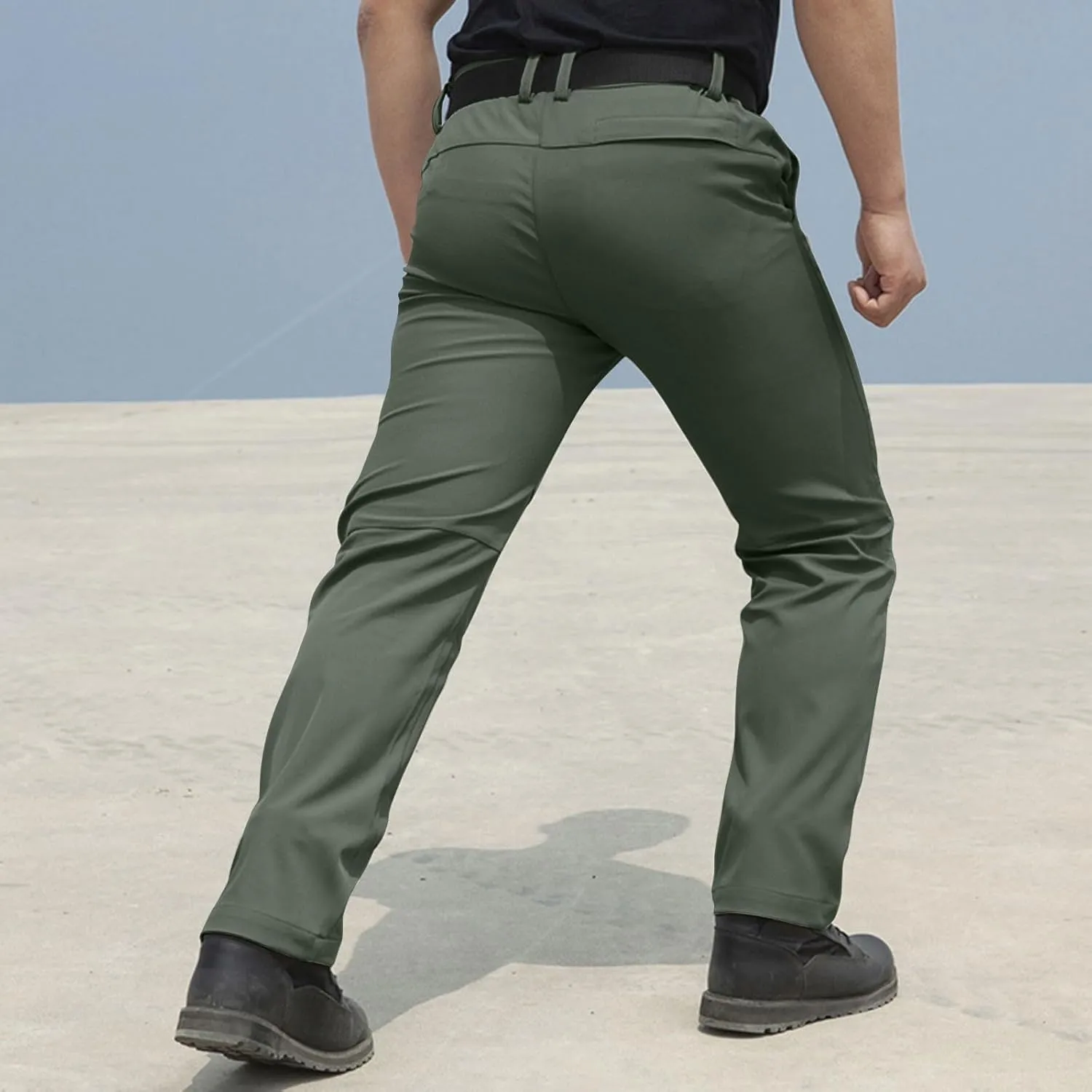 Tactical Pants for Men Stretch Ripstop Waterproof Utility Cargo Hiking Pants Breathable Work Pant Hunting with Pockets