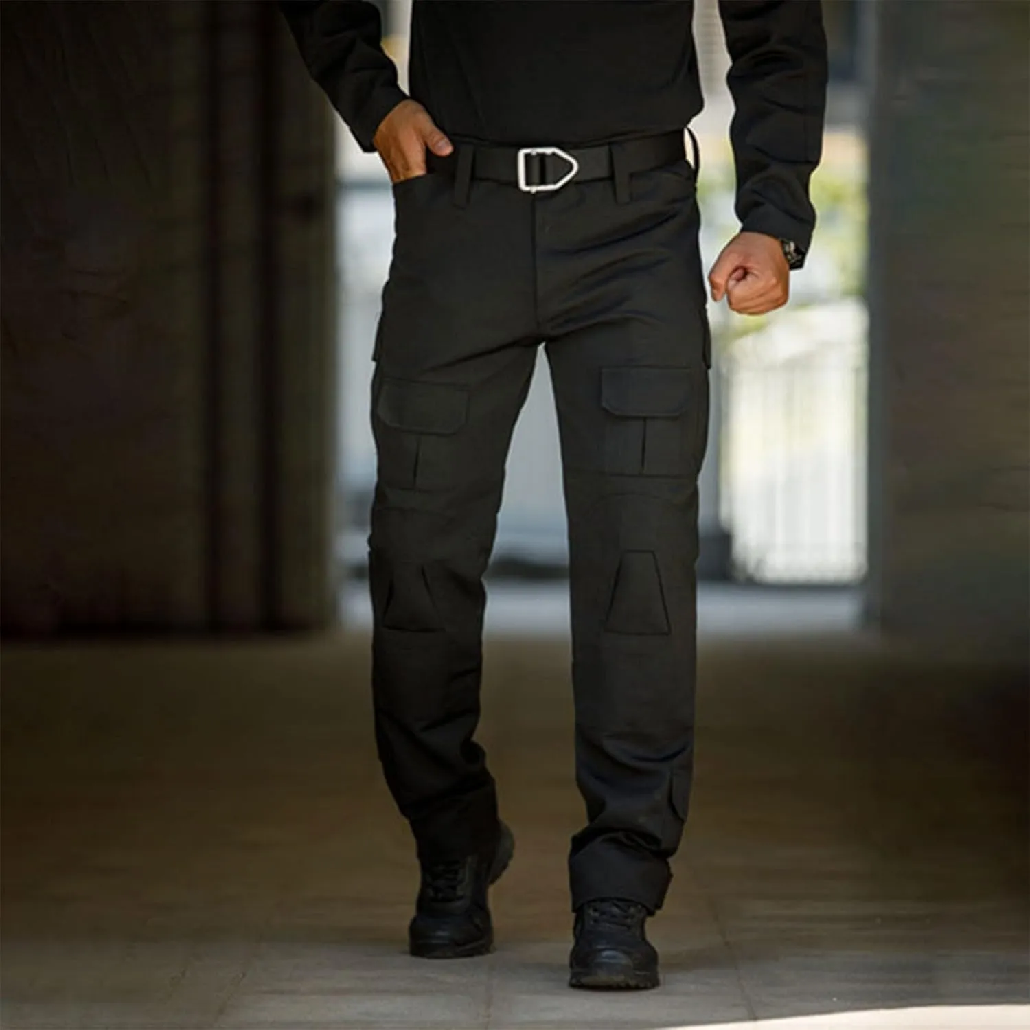 Tactical Pants for Men Stretch Ripstop Waterproof Utility Cargo Hiking Pants Breathable Work Pant Travel with Pockets