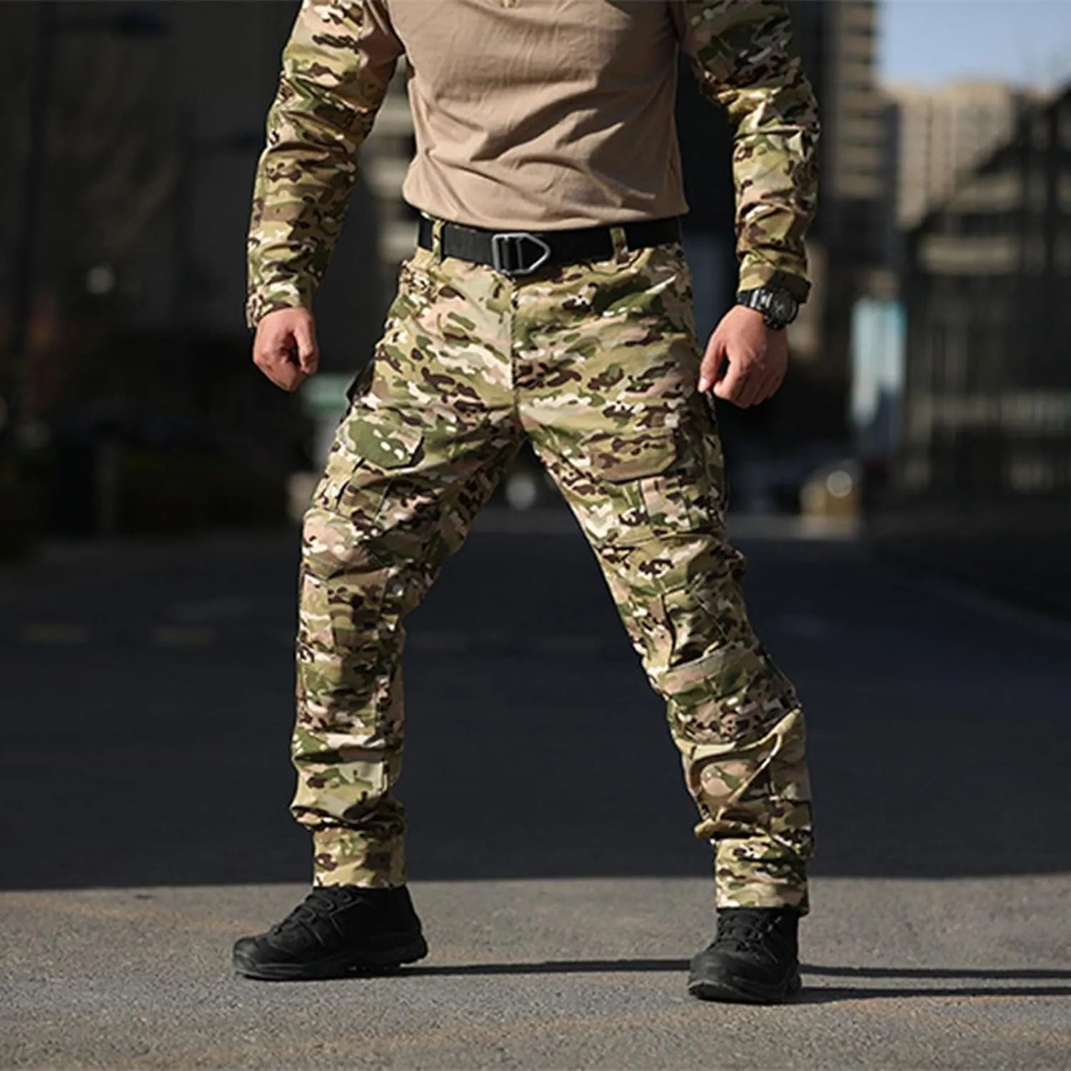 Tactical Pants for Men Stretch Ripstop Waterproof Utility Cargo Hiking Pants Breathable Work Pant Travel with Pockets