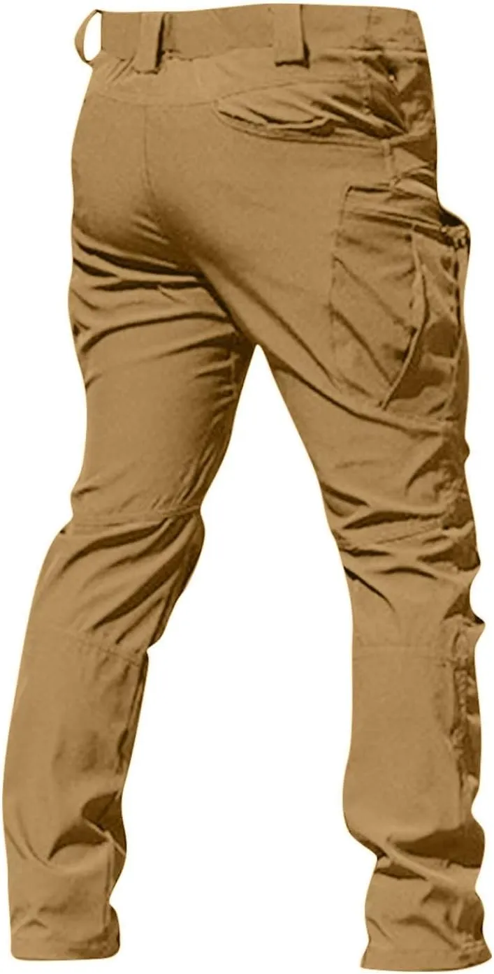 Tactical Pants for Men Stretch Ripstop Waterproof Utility Cargo Hiking Pants Breathable Work Pant Travel with Pockets