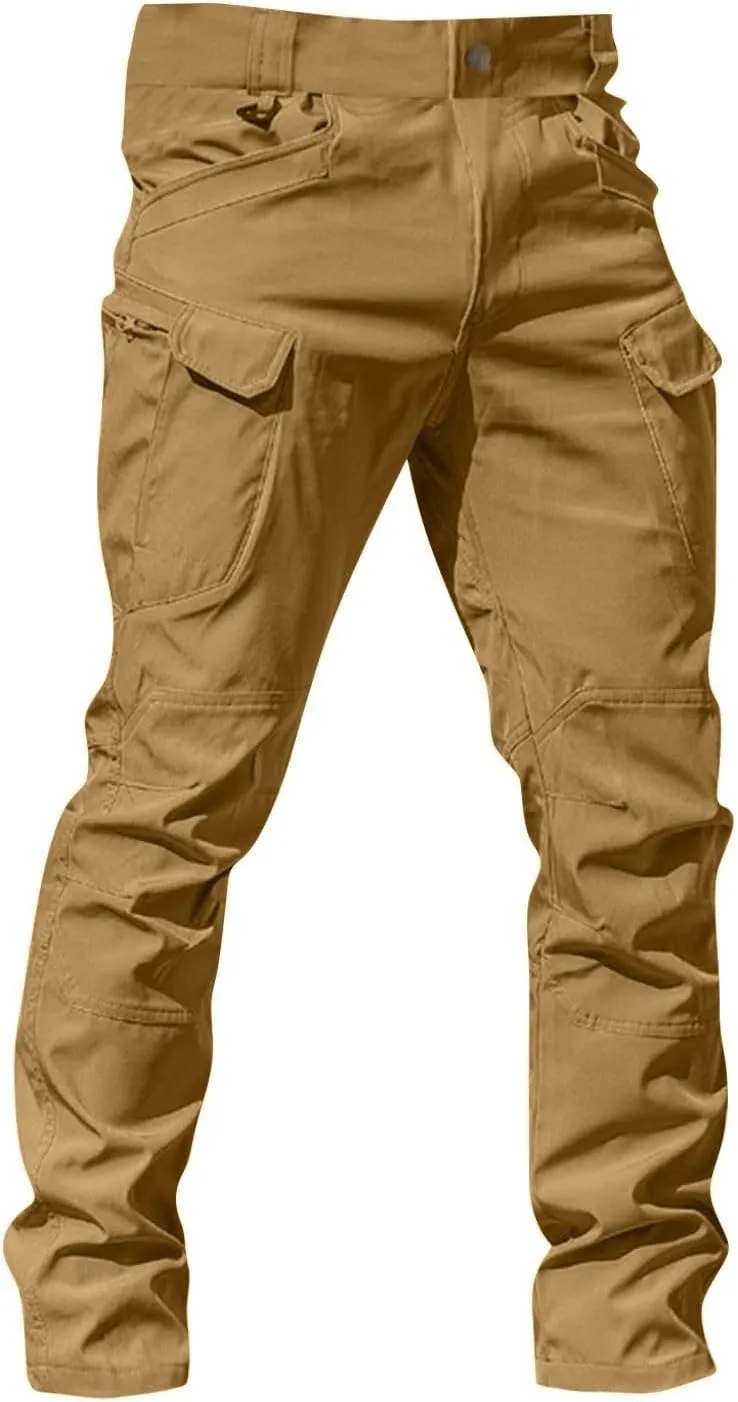 Tactical Pants for Men Stretch Ripstop Waterproof Utility Cargo Hiking Pants Breathable Work Pant Travel with Pockets