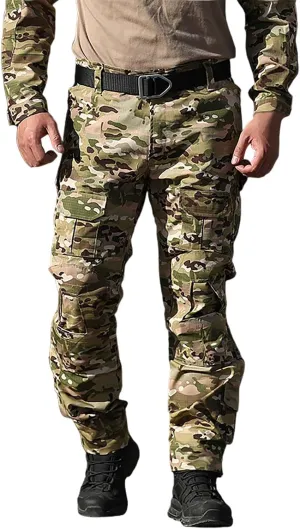 Tactical Pants for Men Stretch Ripstop Waterproof Utility Cargo Hiking Pants Breathable Work Pant Travel with Pockets