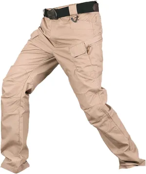 Tactical Pants for Men Stretch Ripstop Waterproof Utility Cargo Hiking Pants Comfortable Work Pant Hunting with Pockets