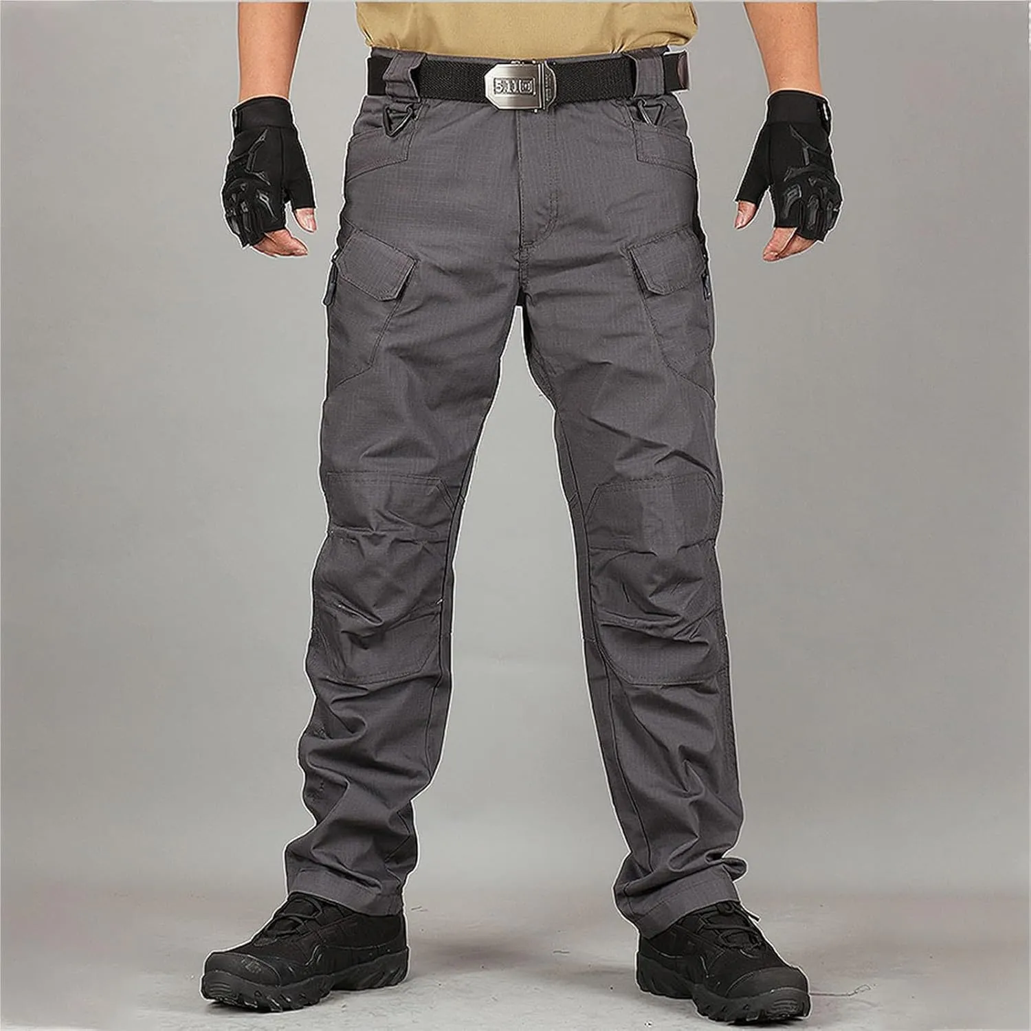 Tactical Pants for Men Stretch Ripstop Waterproof Utility Cargo Hiking Pants Comfortable Work Pant Hunting with Pockets
