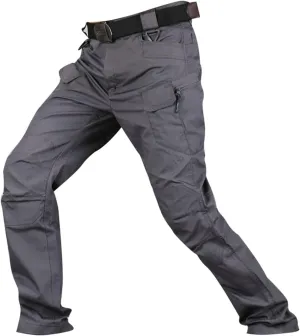 Tactical Pants for Men Stretch Ripstop Waterproof Utility Cargo Hiking Pants Comfortable Work Pant Hunting with Pockets
