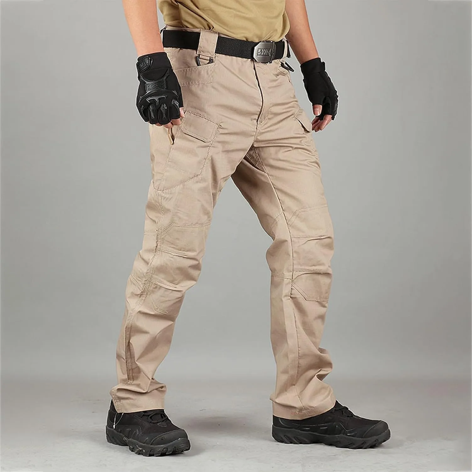 Tactical Pants for Men Stretch Ripstop Waterproof Utility Cargo Hiking Pants Comfortable Work Pant Hunting with Pockets