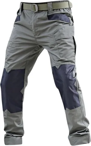 Tactical Pants for Men Stretch Ripstop Waterproof Utility Cargo Hiking Pants Lightweight Work Pant Outdoor with Pockets