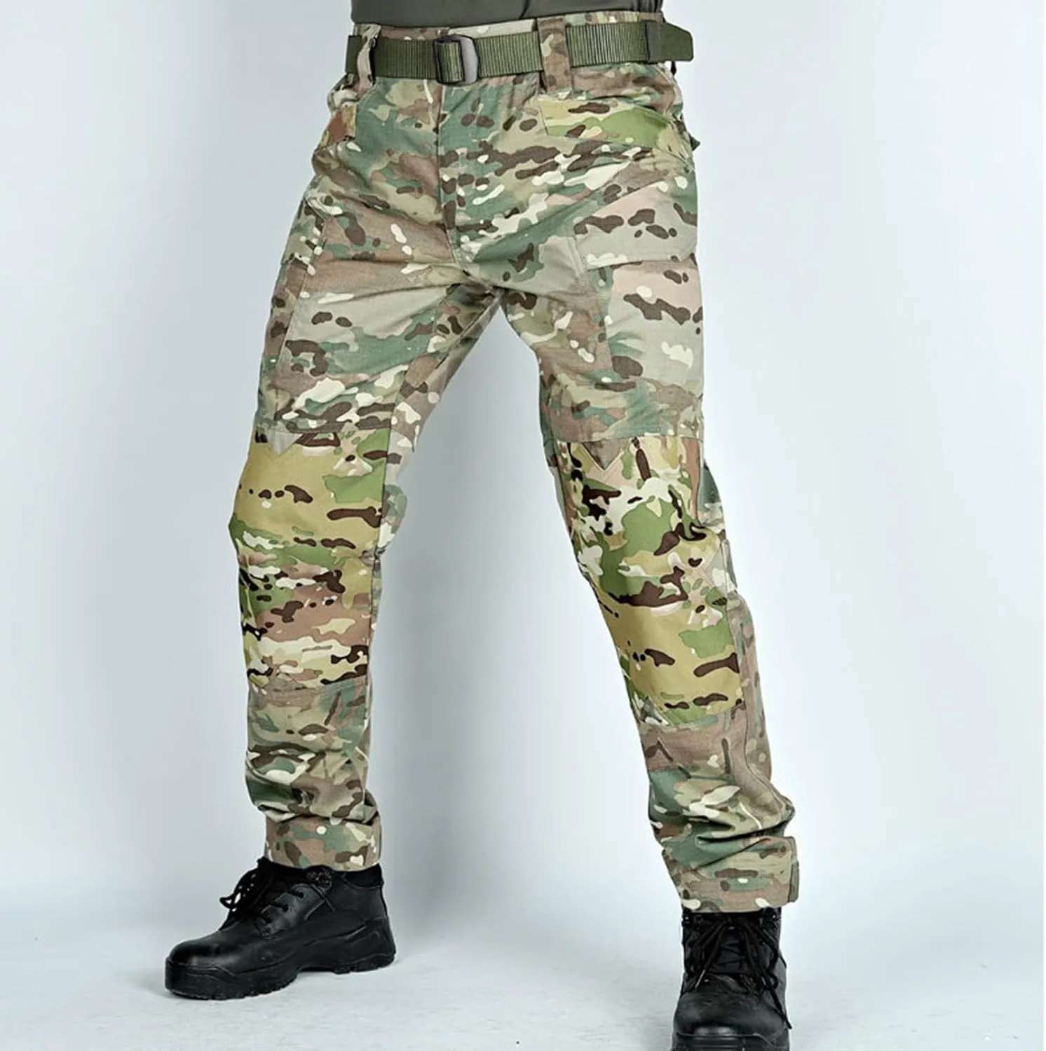 Tactical Pants for Men Stretch Ripstop Waterproof Utility Cargo Hiking Pants Lightweight Work Pant Outdoor with Pockets