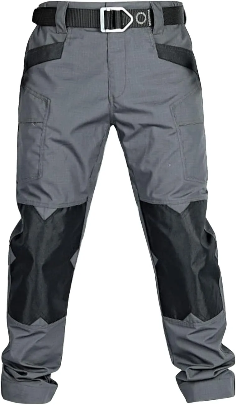 Tactical Pants for Men Stretch Ripstop Waterproof Utility Cargo Hiking Pants Lightweight Work Pant Outdoor with Pockets