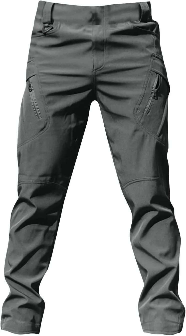 Tactical Pants for Men Stretch Ripstop Waterproof Utility Cargo Hiking Pants Lightweight Work Pant Travel with Pockets