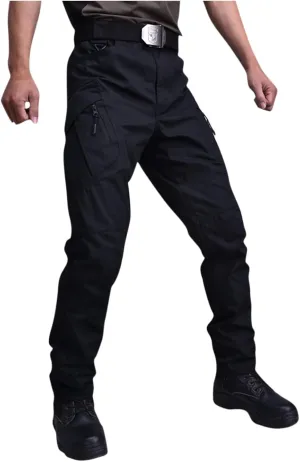 Tactical Pants for Men Stretch Ripstop Waterproof Utility Cargo Hiking Pants Lightweight Work Pant Travel with Pockets