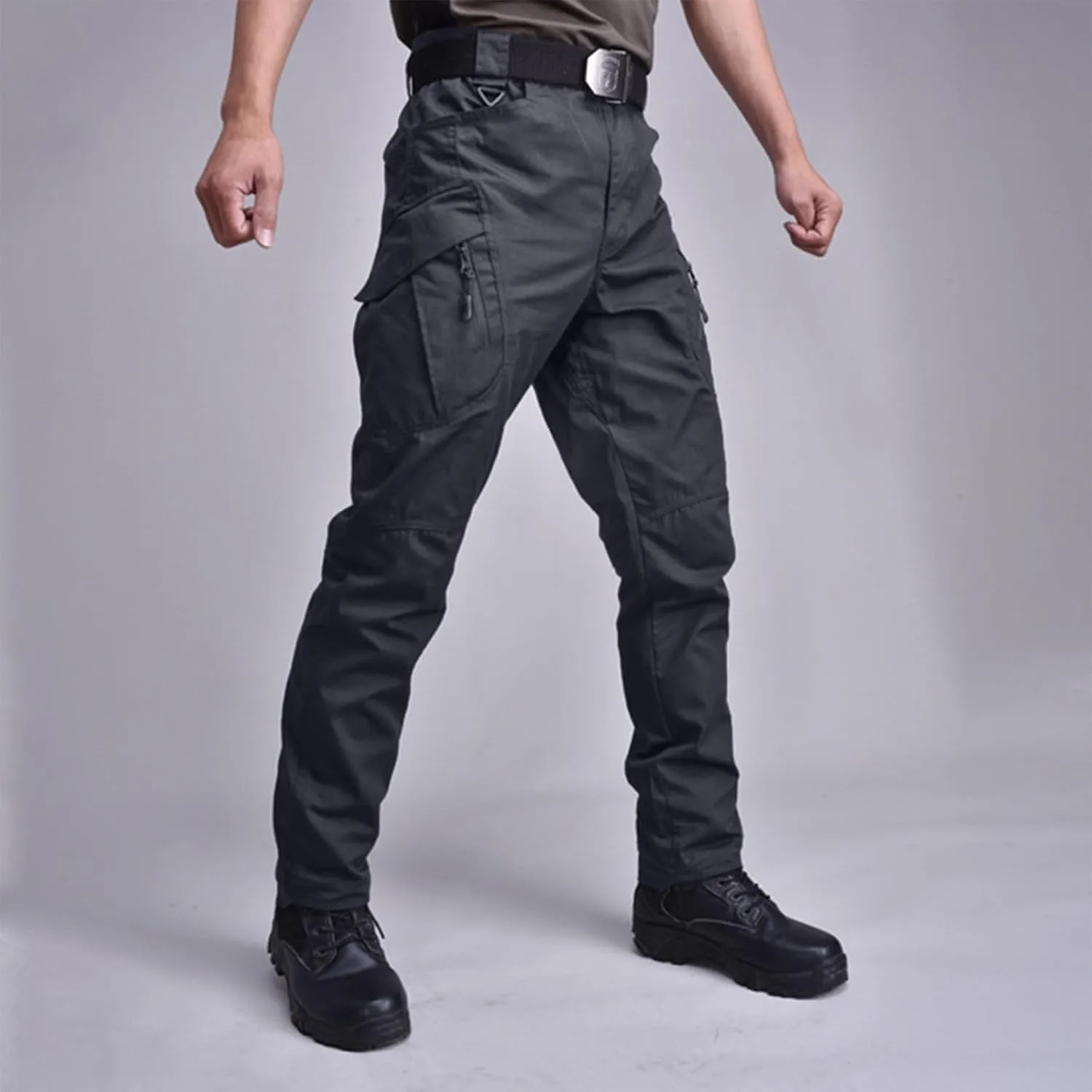 Tactical Pants for Men Stretch Ripstop Waterproof Utility Cargo Hiking Pants Lightweight Work Pant Travel with Pockets