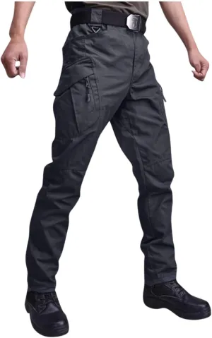 Tactical Pants for Men Stretch Ripstop Waterproof Utility Cargo Hiking Pants Lightweight Work Pant Travel with Pockets