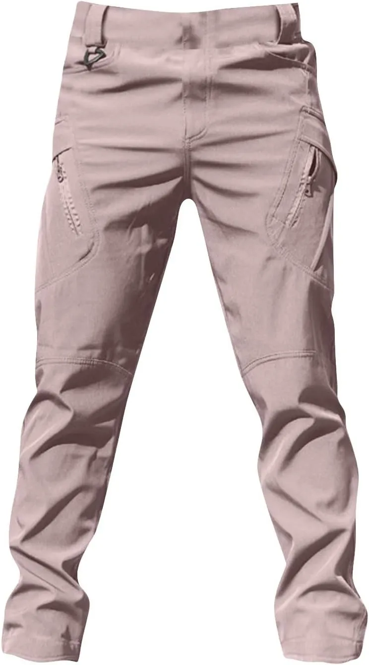 Tactical Pants for Men Stretch Ripstop Waterproof Utility Cargo Hiking Pants Lightweight Work Pant Travel with Pockets