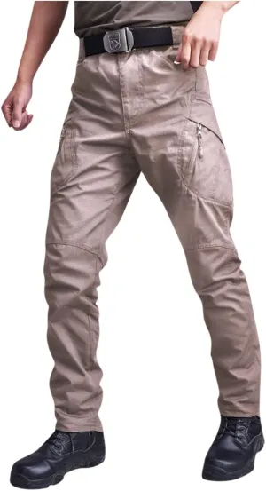 Tactical Pants for Men Stretch Ripstop Waterproof Utility Cargo Hiking Pants Lightweight Work Pant Travel with Pockets