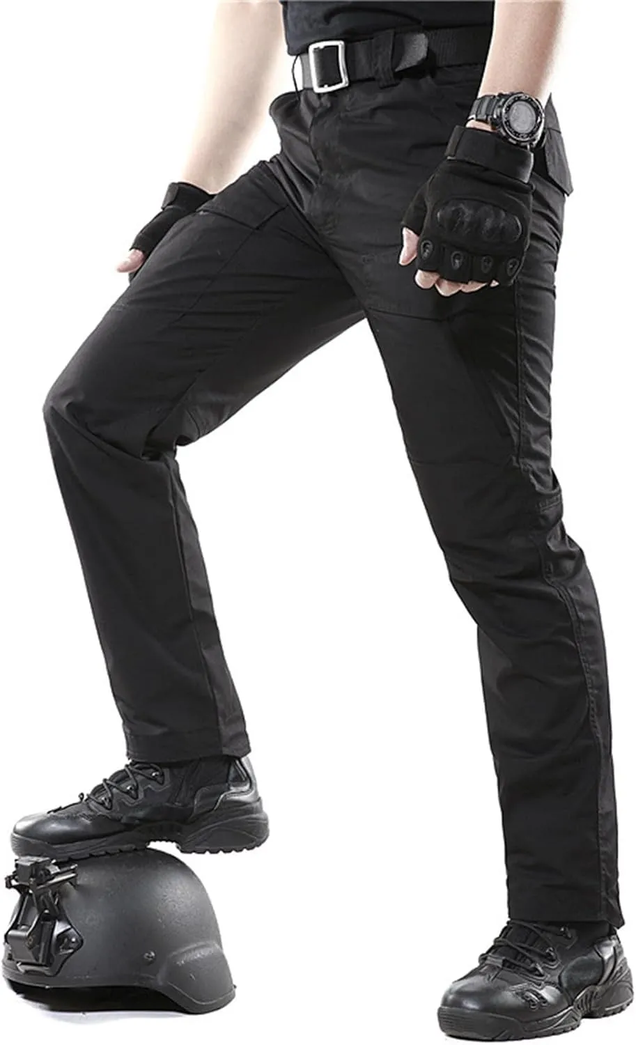 Tactical Pants for Men Stretch Ripstop Waterproof Utility Cargo Hiking Pants Relaxed Fit Work Pant Outdoor with Pockets