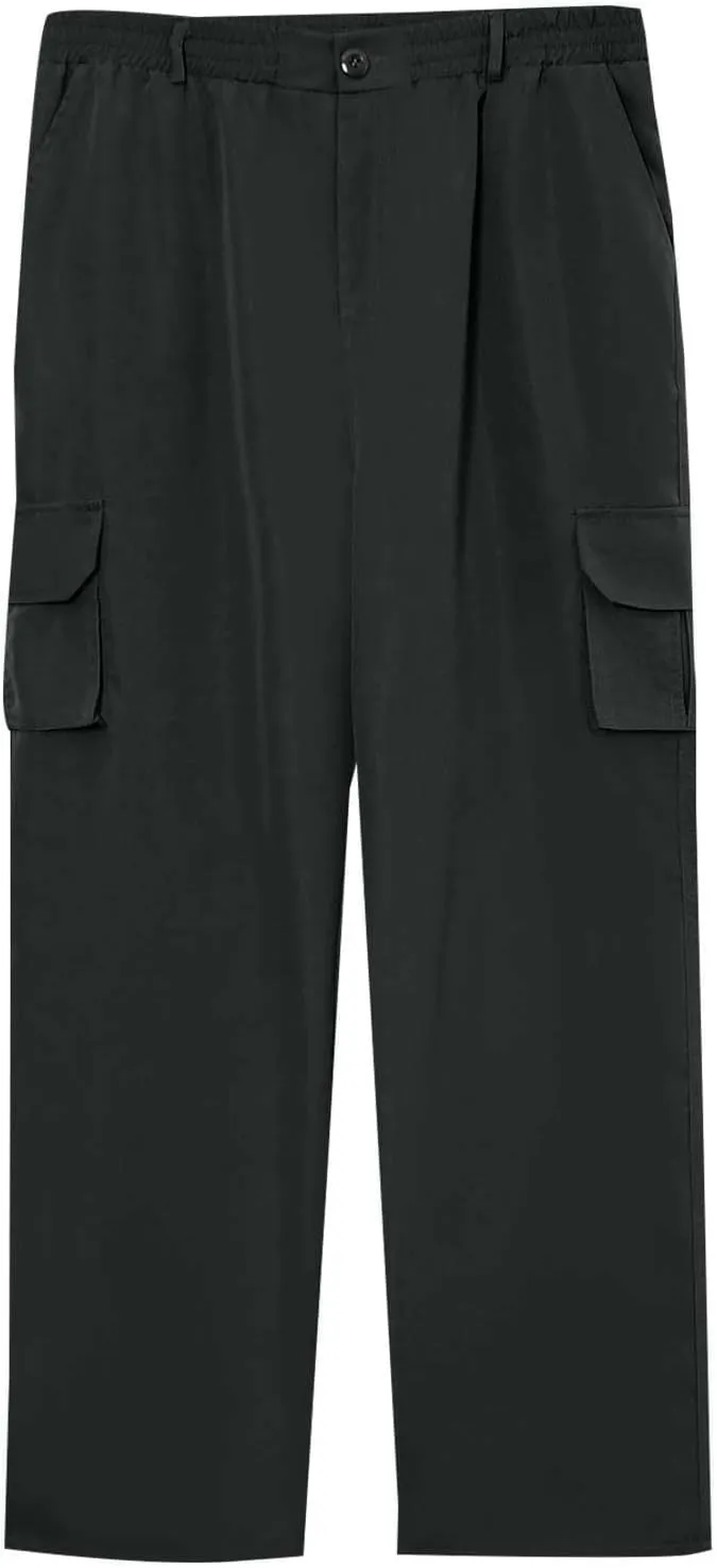 Tactical Pants for Men Stretch Ripstop Waterproof Zipper Cargo Hiking Pants Breathable Work Pant Fishing with Pockets