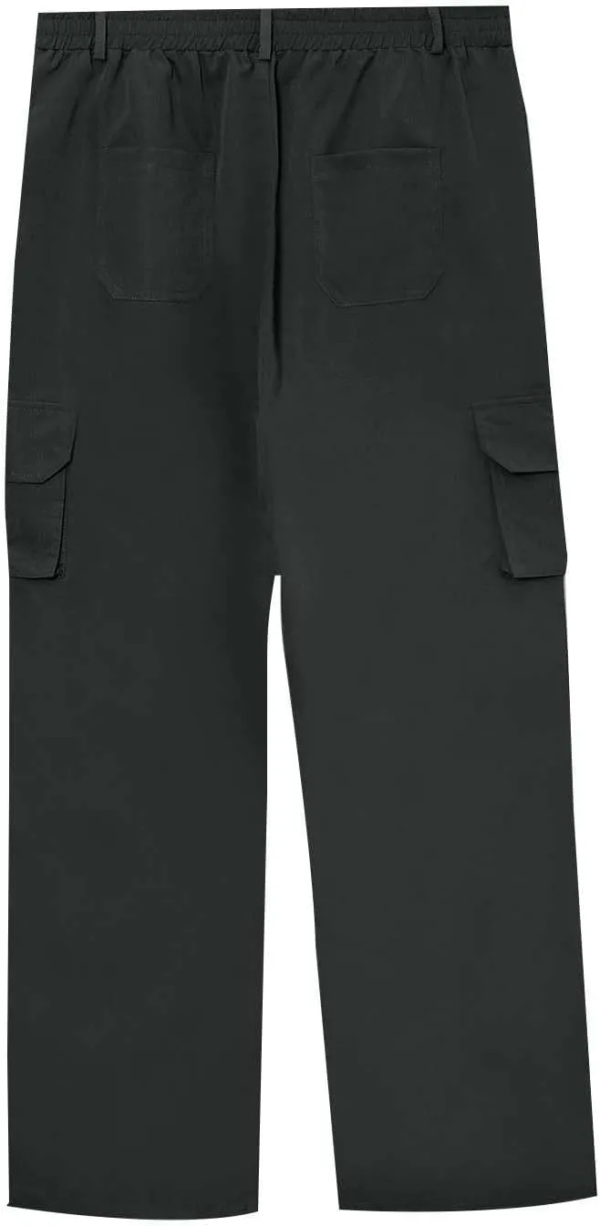 Tactical Pants for Men Stretch Ripstop Waterproof Zipper Cargo Hiking Pants Breathable Work Pant Fishing with Pockets