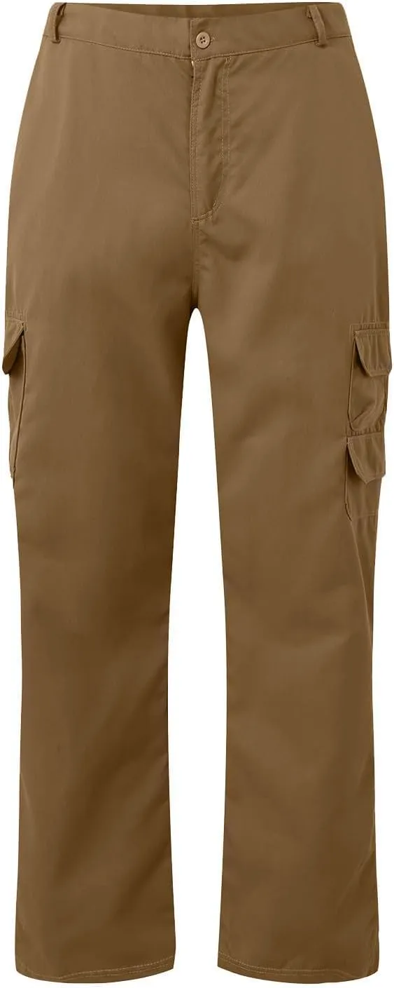 Tactical Pants for Men Stretch Ripstop Waterproof Zipper Cargo Hiking Pants Comfortable Work Pant Hunting with Pockets