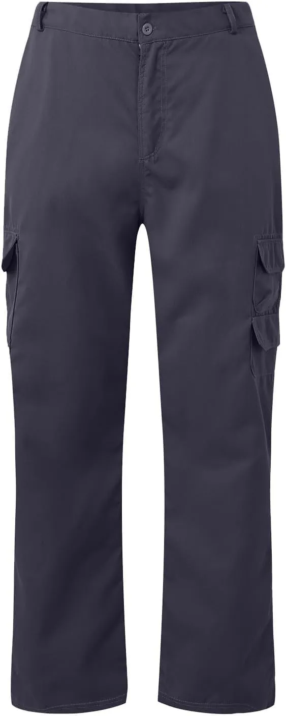 Tactical Pants for Men Stretch Ripstop Waterproof Zipper Cargo Hiking Pants Comfortable Work Pant Hunting with Pockets