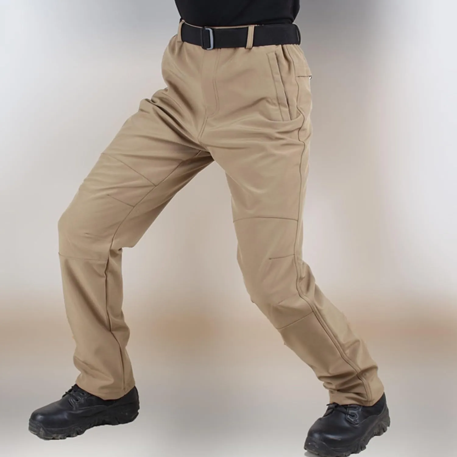 Tactical Pants for Men Stretch Ripstop Waterproof Zipper Cargo Hiking Pants Comfortable Work Pant Travel with Pockets