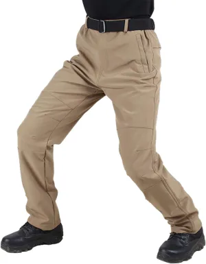 Tactical Pants for Men Stretch Ripstop Waterproof Zipper Cargo Hiking Pants Comfortable Work Pant Travel with Pockets
