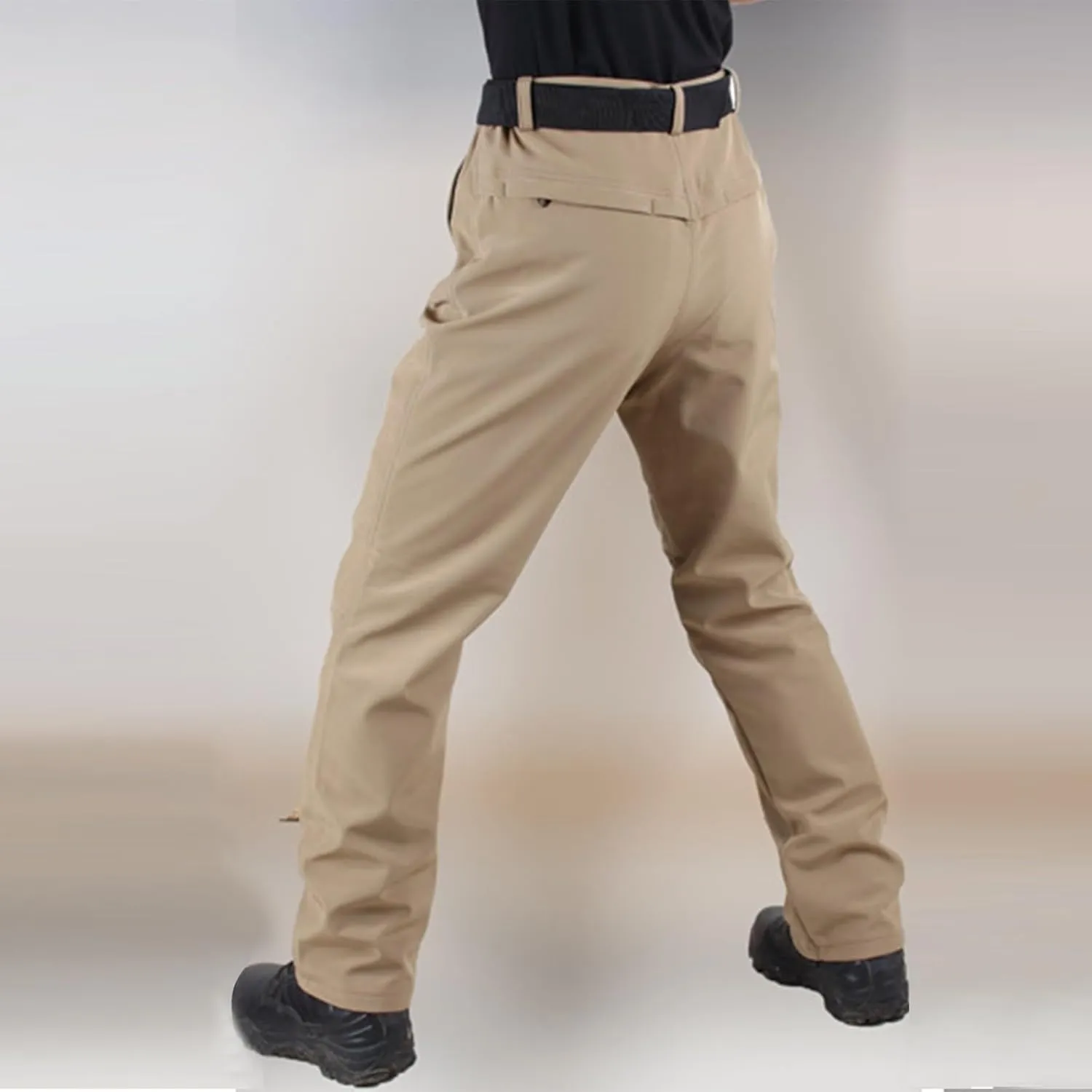 Tactical Pants for Men Stretch Ripstop Waterproof Zipper Cargo Hiking Pants Comfortable Work Pant Travel with Pockets