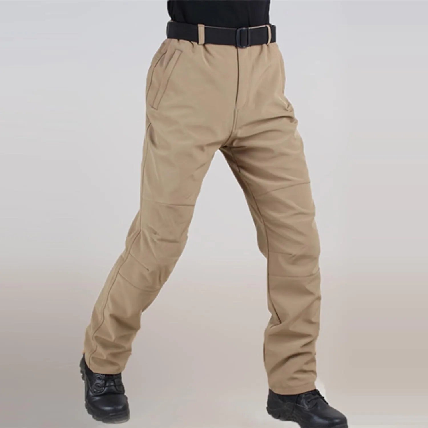 Tactical Pants for Men Stretch Ripstop Waterproof Zipper Cargo Hiking Pants Comfortable Work Pant Travel with Pockets