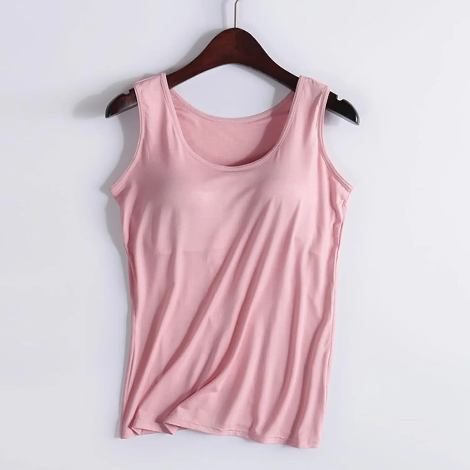 Tank Tops for Women with Built in Bras Loose Fit Sleeveless Stretchy Shirts Yoga Tank Tops Gym Clothes