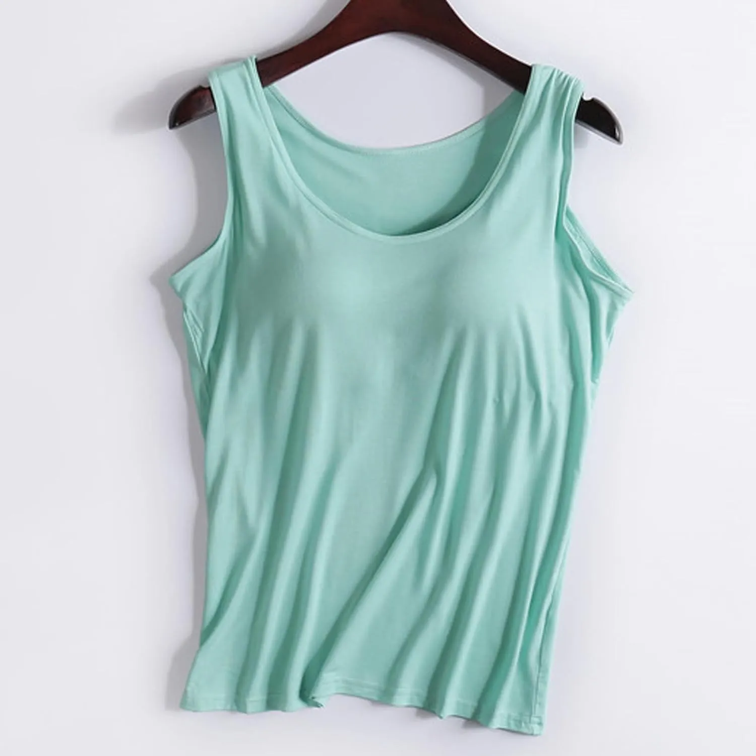 Tank Tops for Women with Built in Bras Loose Fit Sleeveless Stretchy Shirts Yoga Tank Tops Gym Clothes