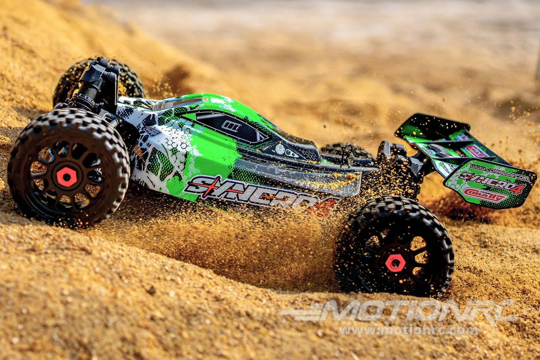 Team Corally Syncro 4 Green 1/8 Scale Brushless 4WD EP Buggy - RTR