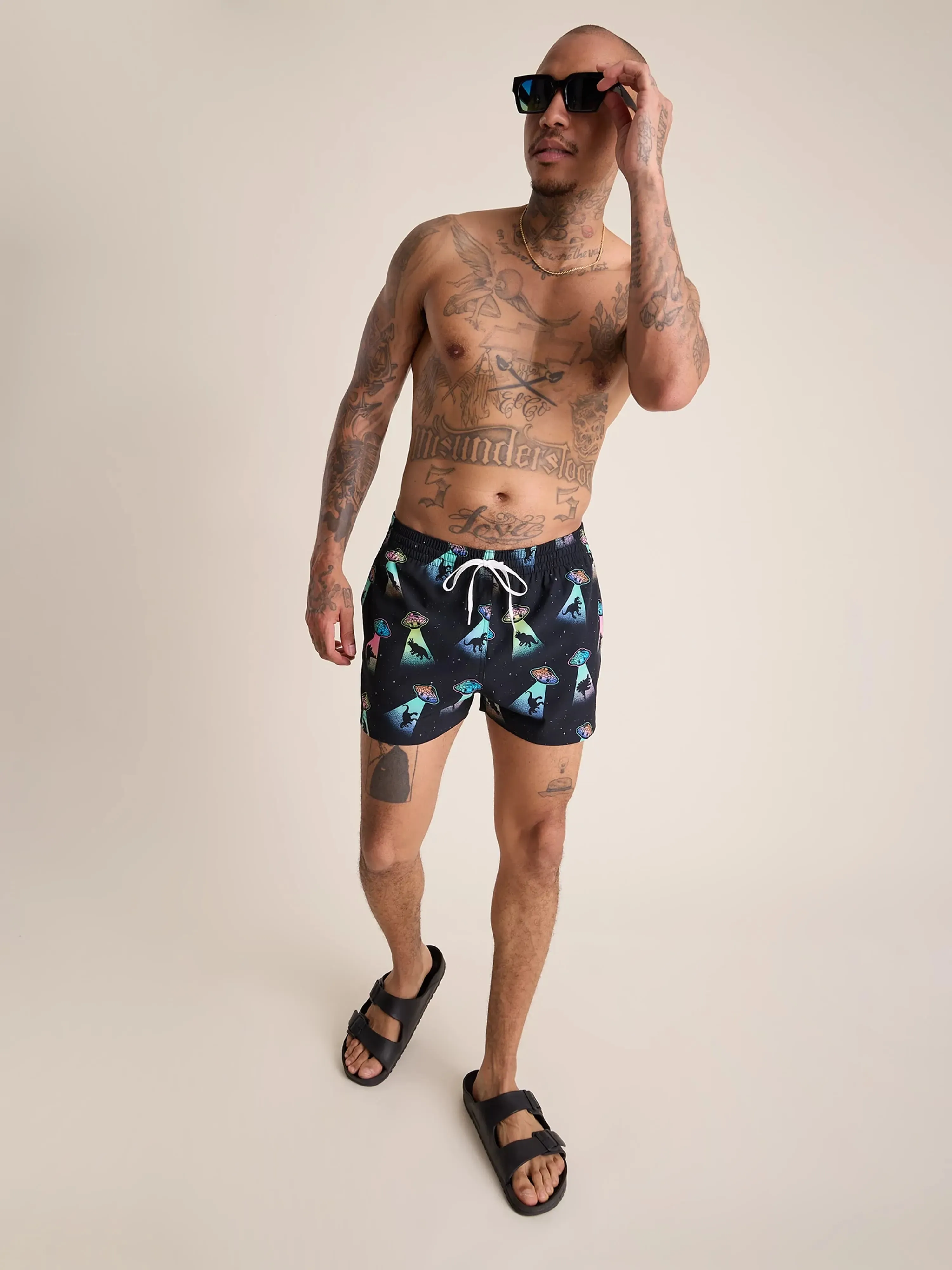 The Beam Me Ups 4" (Classic Swim Trunk)