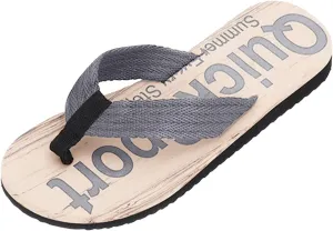 Thong Sandals Slippers for Beach Slip on Mens Flip Flops for Men Walking Open Toe Cushion Mat
