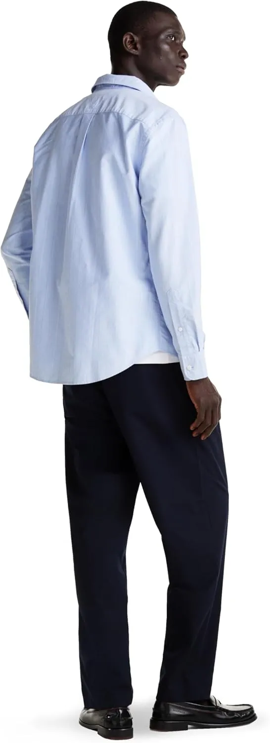 Tommy Hilfiger Long Sleeve Oxford Regular Fit, Men's Button Down Shirts, Also Available in Big and Tall
