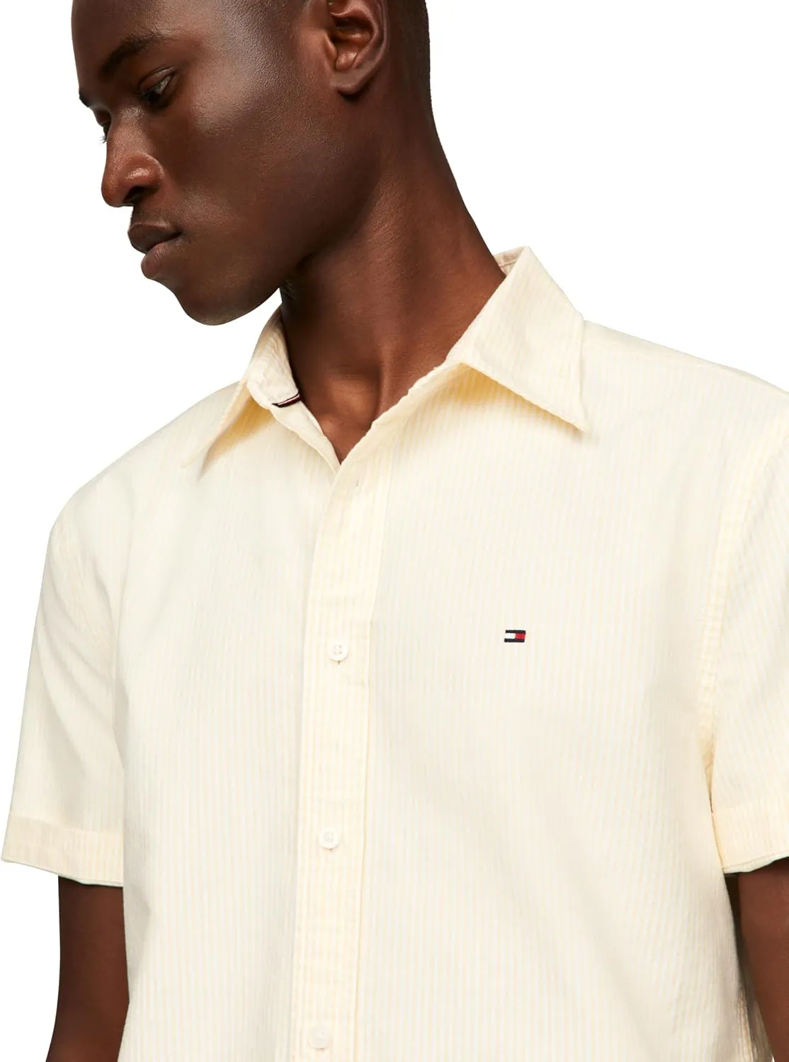 Tommy Hilfiger Short Sleeve Oxford Regular Fit, Men's Button Down Shirts