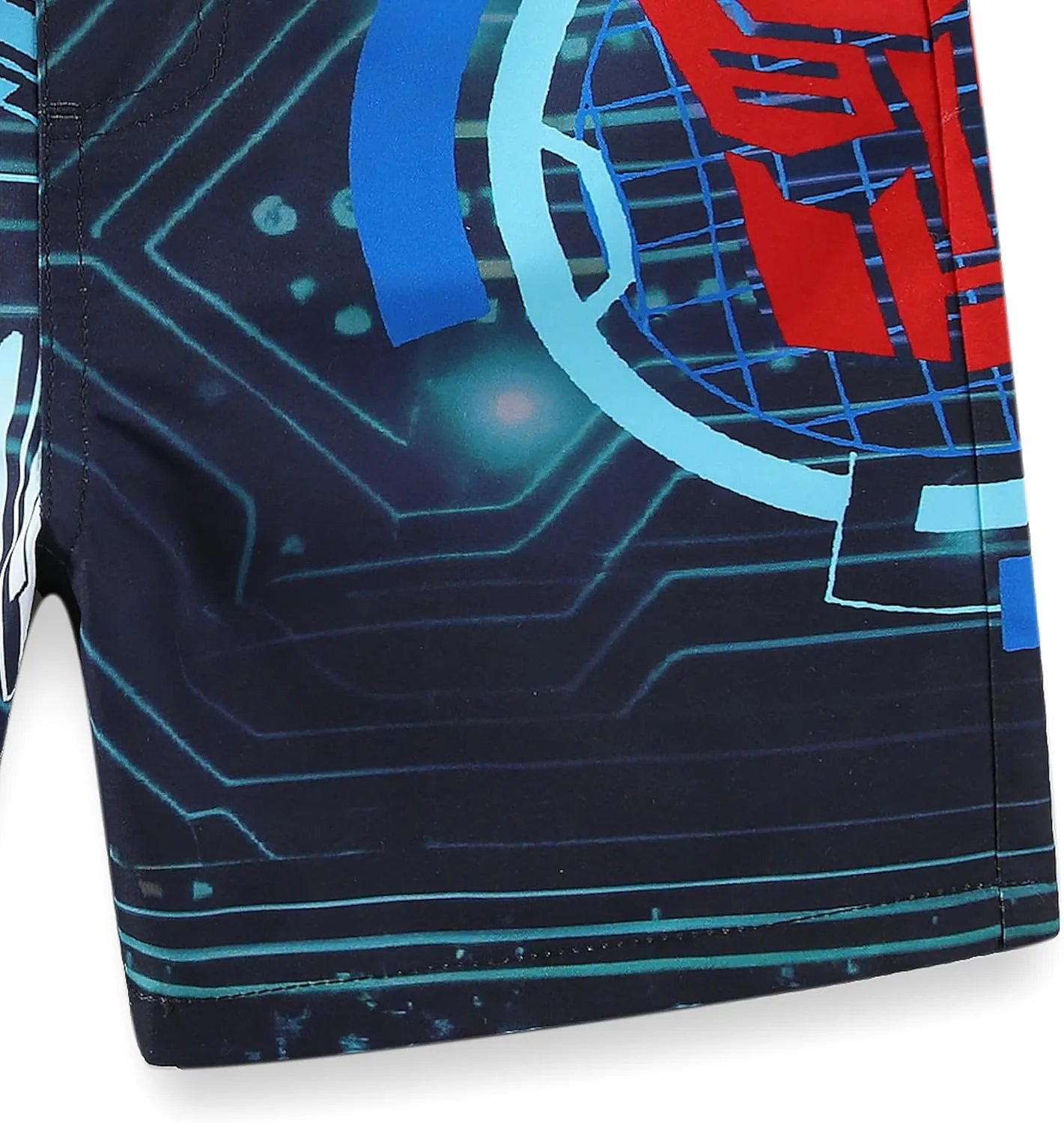 Transformers Optimus Prime Boys UPF 50  Rash Guard and Swim Trunks Swimwear Set Swimsuit for Big Kids