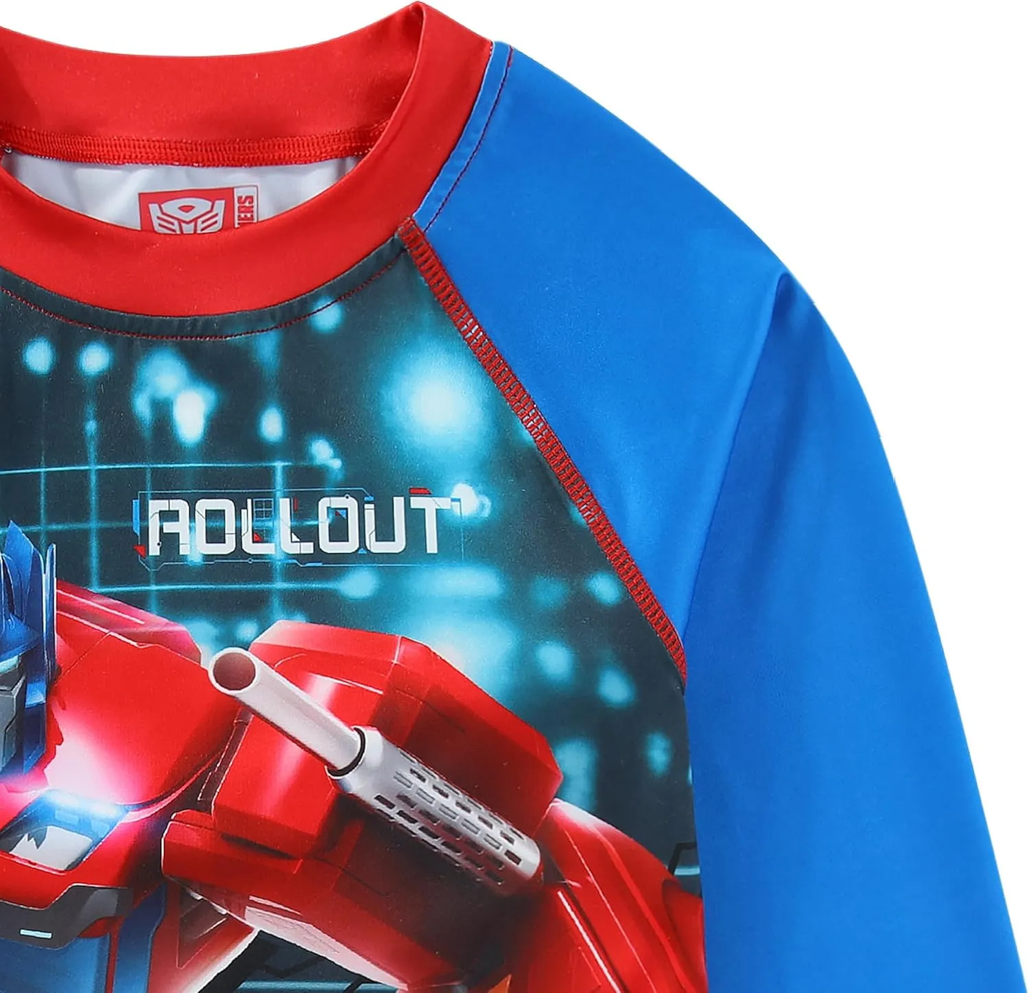 Transformers Optimus Prime Boys UPF 50  Rash Guard and Swim Trunks Swimwear Set Swimsuit for Big Kids