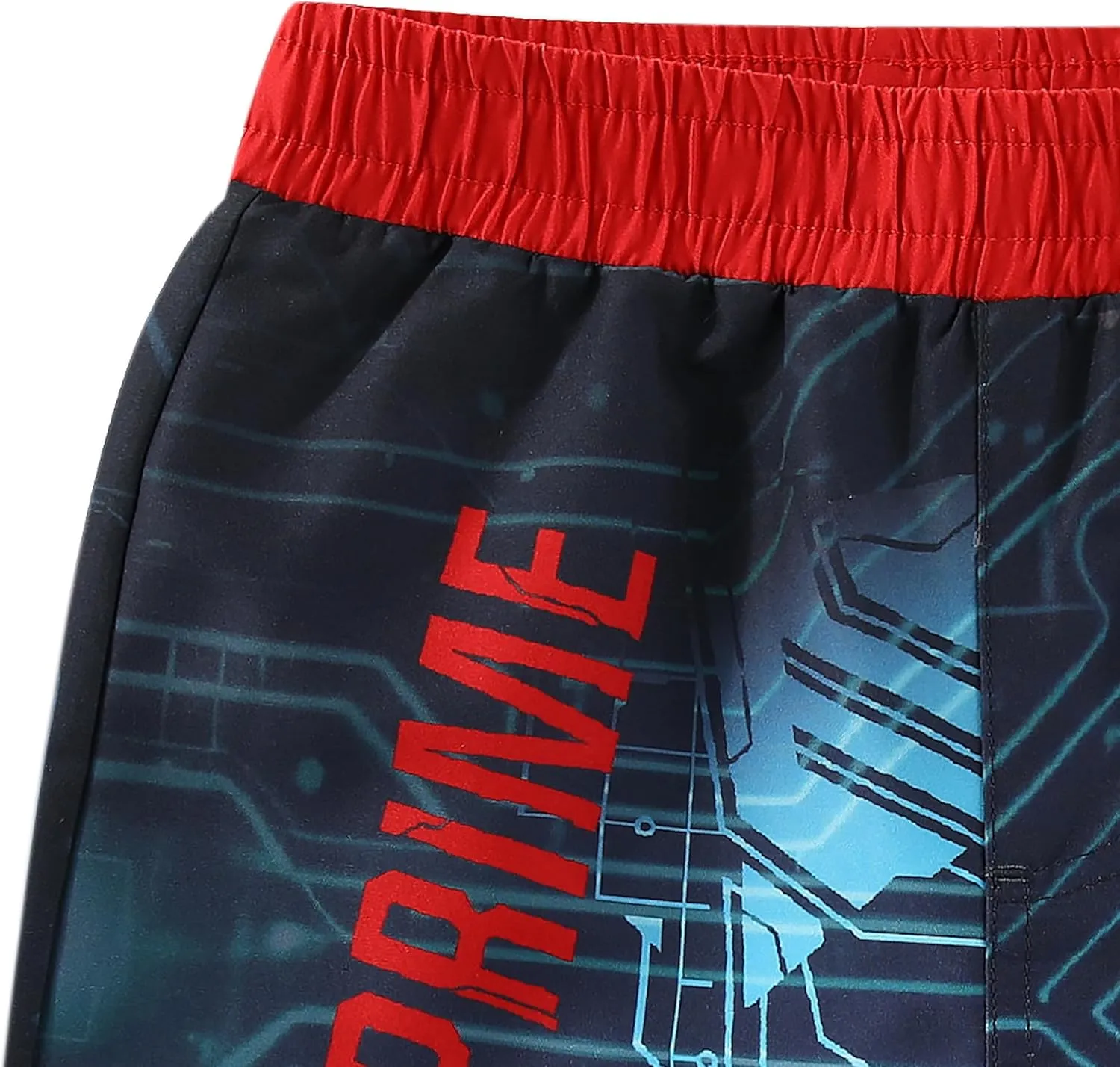 Transformers Optimus Prime Boys UPF 50  Rash Guard and Swim Trunks Swimwear Set Swimsuit for Big Kids