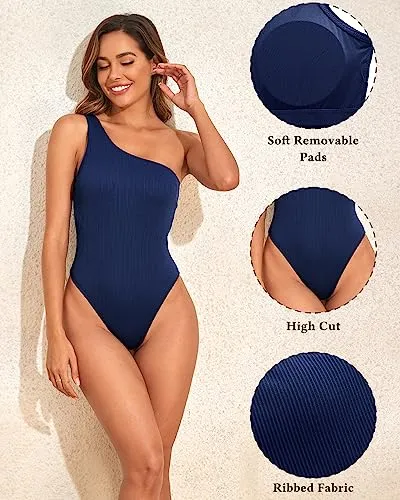 Tummy Control Bathing Suits High Cut Swimwear