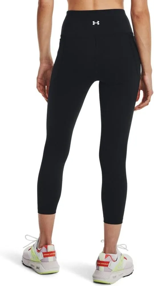 Under Armour Meridian Ankle Leggings for Women - High-Rise Waist, Bodycon Fit, Side Pockets, Pull-On, Classy & Versatile
