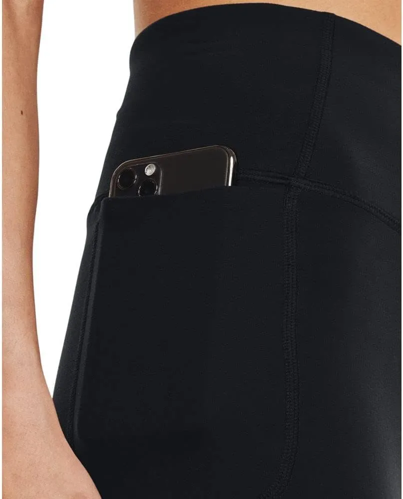 Under Armour Meridian Ankle Leggings for Women - High-Rise Waist, Bodycon Fit, Side Pockets, Pull-On, Classy & Versatile