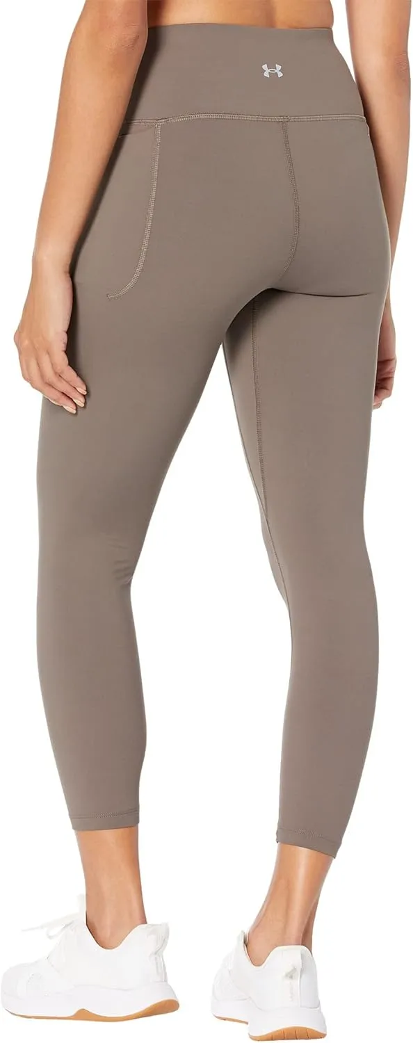 Under Armour Meridian Ankle Leggings for Women - High-Rise Waist, Bodycon Fit, Side Pockets, Pull-On, Classy & Versatile