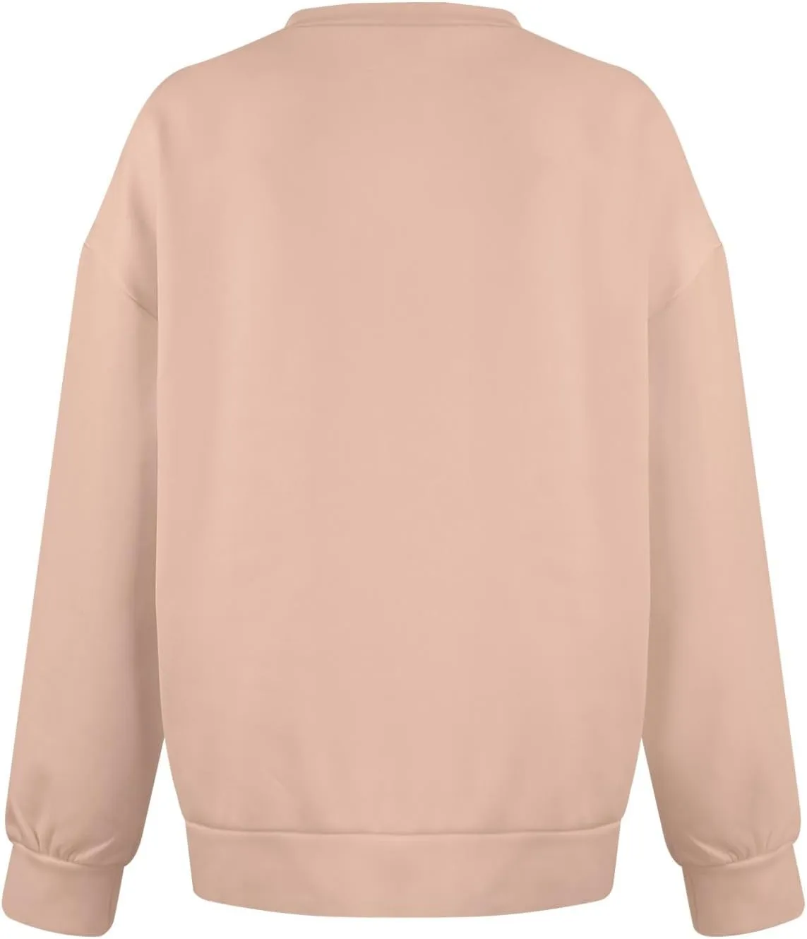 V Neck Sweatshirt Women Fleece Linen Cute Sweatshirts No Hood Comfy Oversized Hoodie with Pockets Winter Sweaters
