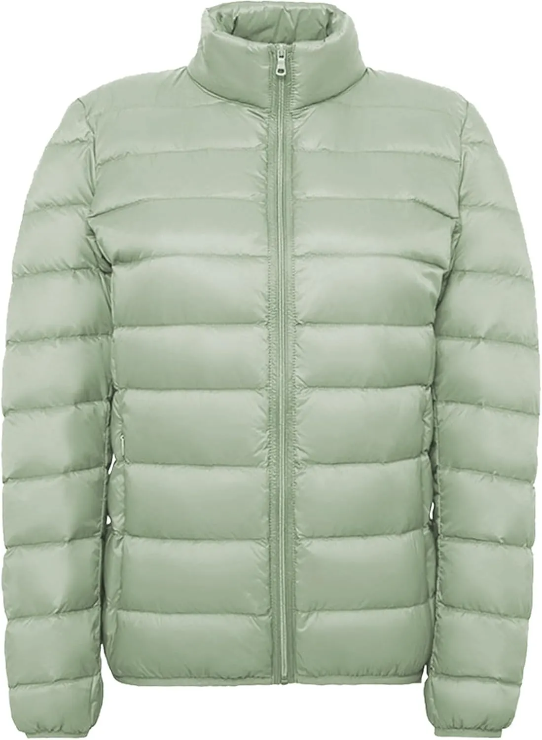Warm Puffer Jacket Parka Hooded Windproof Winter Coat with Recycled Insulation Winter Slim Short Alternative Down