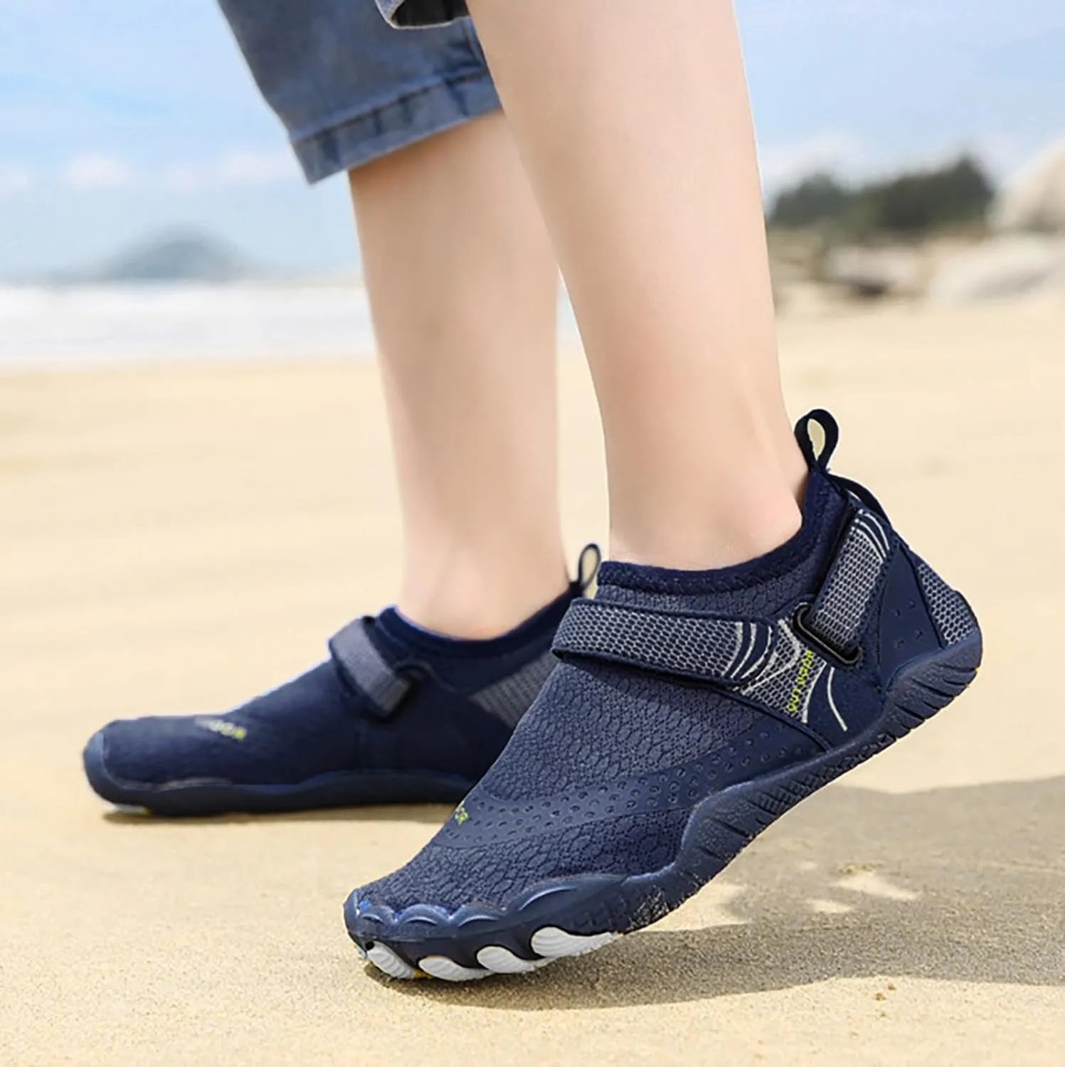 Water Shoes Men Wide Width Barefoot Aqua Socks Quick Dry Barefoot Shoes Women Water Shoes Men Wide Width Water Sports Shoes Non Slip Shoes for Beach Swim Pool River Boating Surf
