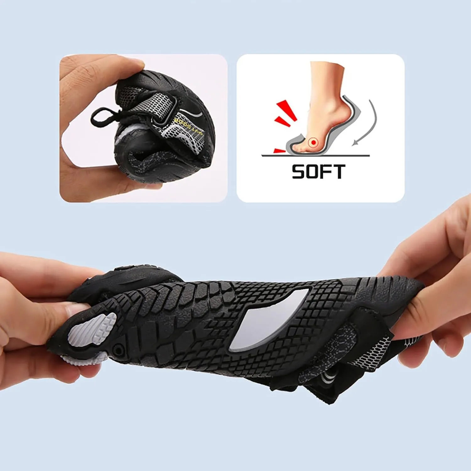 Water Shoes Men Wide Width Barefoot Aqua Socks Quick Dry Barefoot Shoes Women Water Shoes Men Wide Width Water Sports Shoes Non Slip Shoes for Beach Swim Pool River Boating Surf