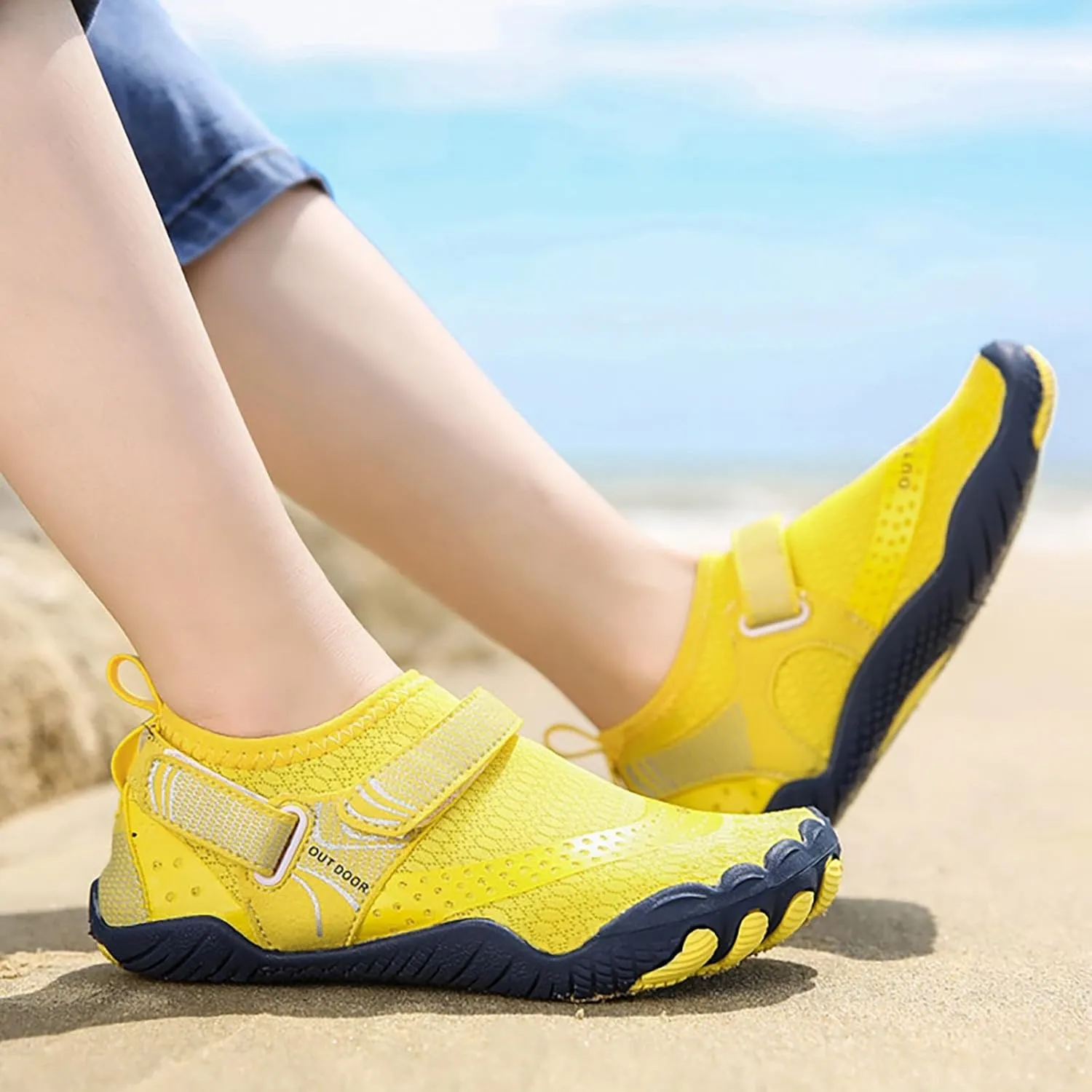 Water Shoes Women Men Barefoot Quick Dry Aqua Beach Swim Pool Surf Yoga Hiking Kayaking Lightweight Non Slip Outdoor Activities