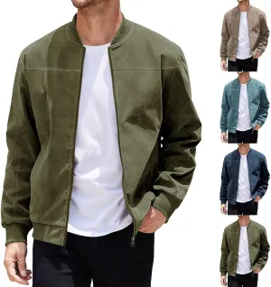 Wind Breaker Jackets Mens Casual Varsity Jacket Men Fashion Mens Jackets Lightweight Zip Up Jacket for Men