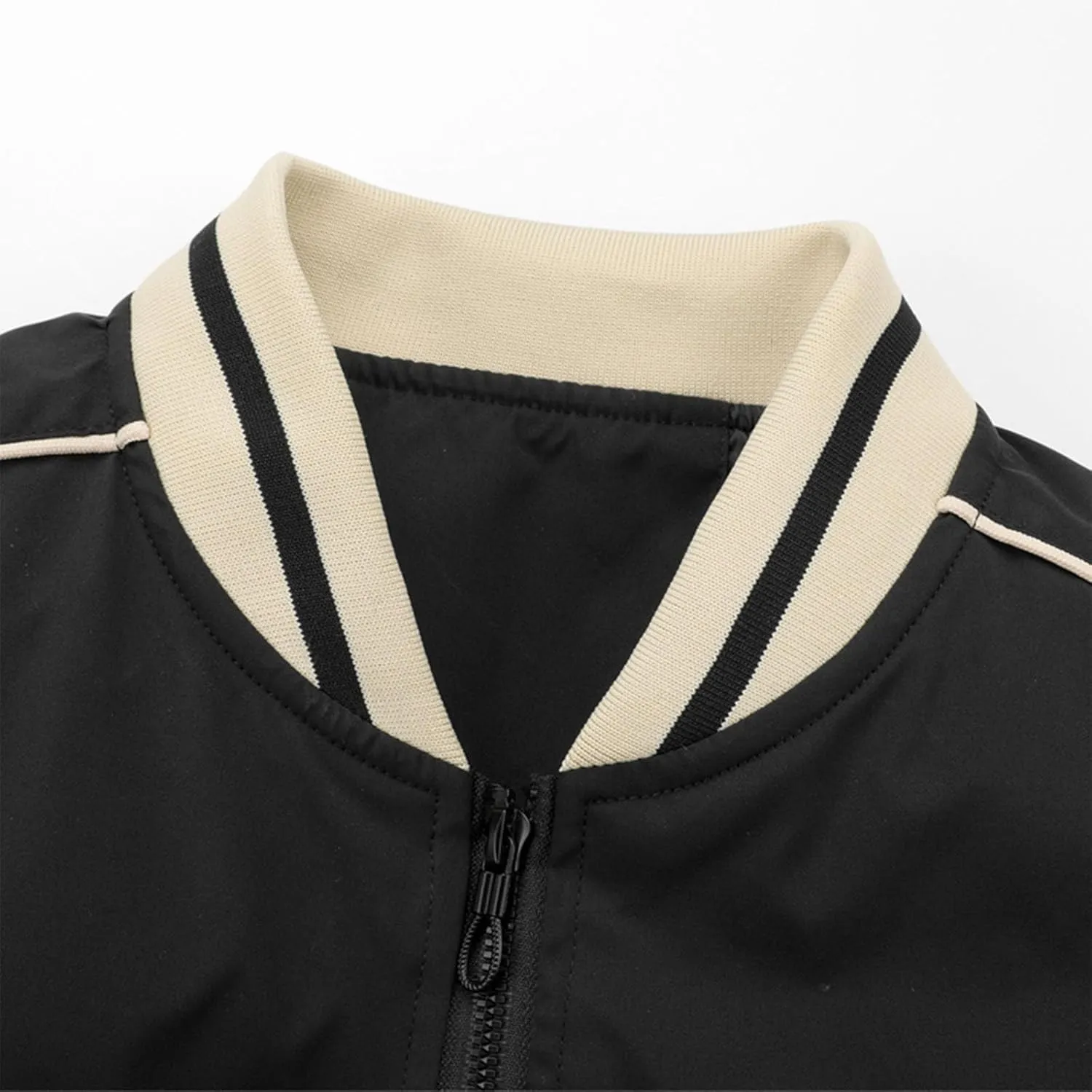Windbreaker Jackets for Men Fashion Mens Bomber Jacket Lightweight Men's Varsity Jackets Zip Up Jacket for Men
