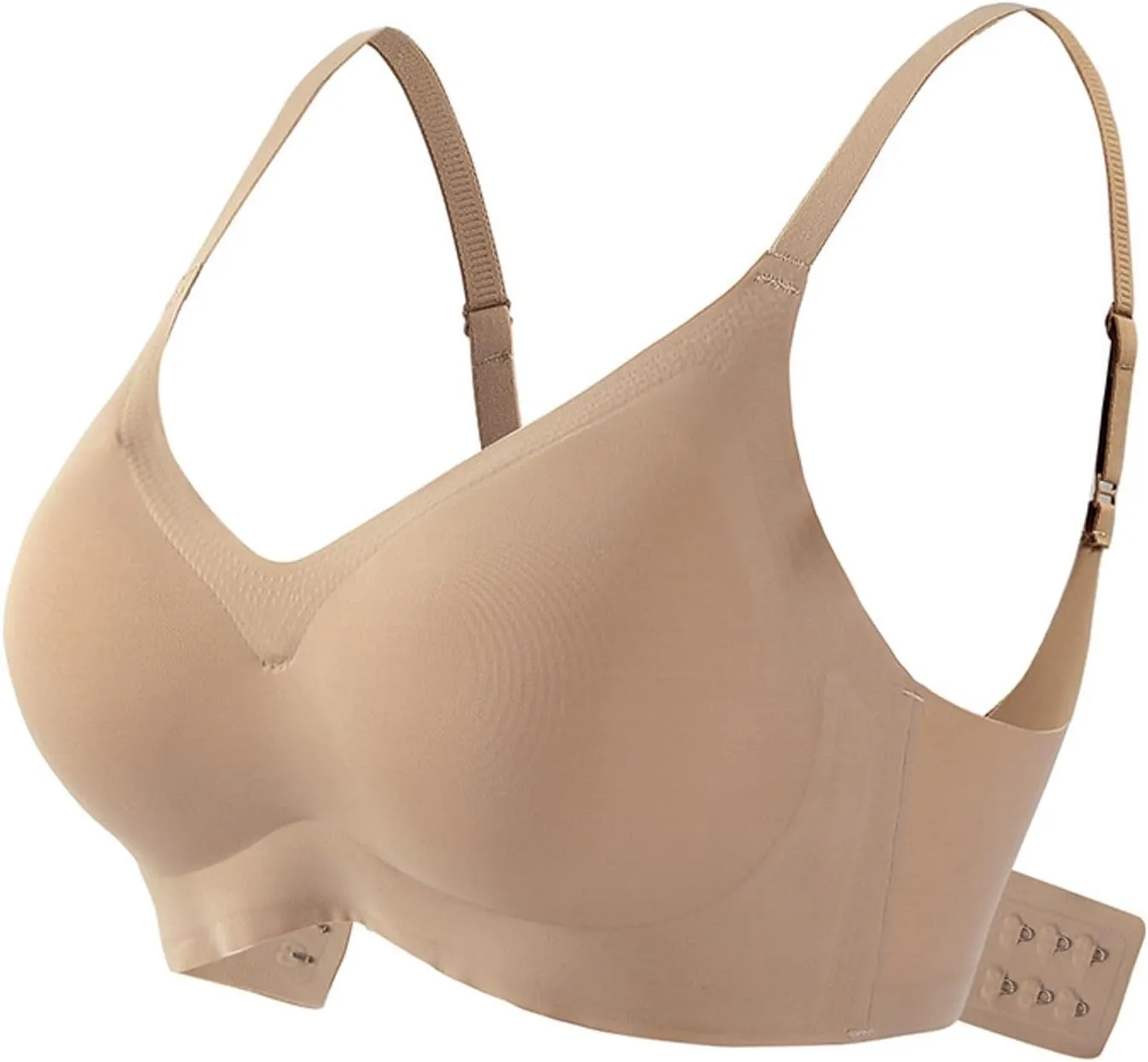 Wireless Push Up Bra - Seamless Lifting Bras with Anti-Sagging Super Gather for Older Women